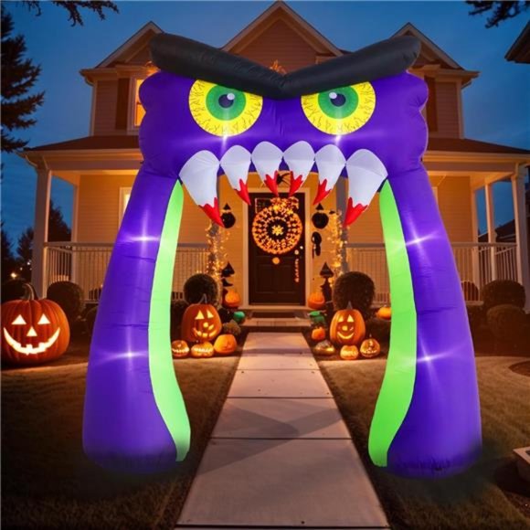 10FT Halloween Inflatables Outdoor Decorations, Owl Halloween Inflatable - Picture 1 of 7